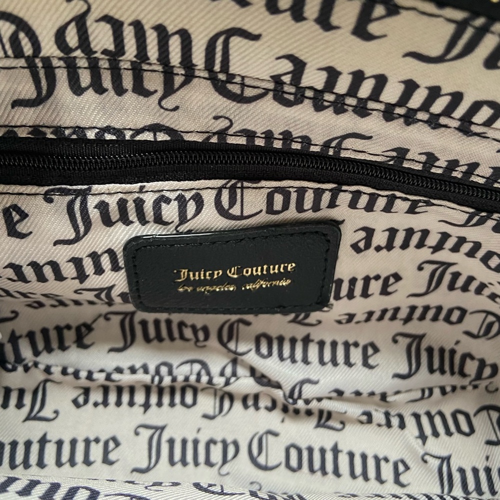 Juicy Couture Black and Gold Shoulder Bag - Picture 4 of 5